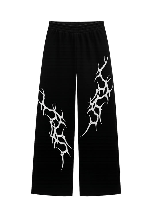 Kaal descent unisex straight fit baggy pants - Streetvybe