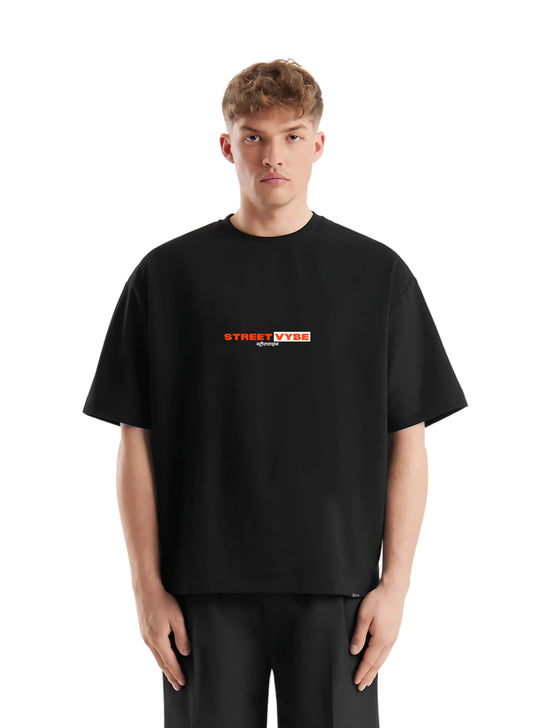 Echoes art black T-shirt - Streetvybe