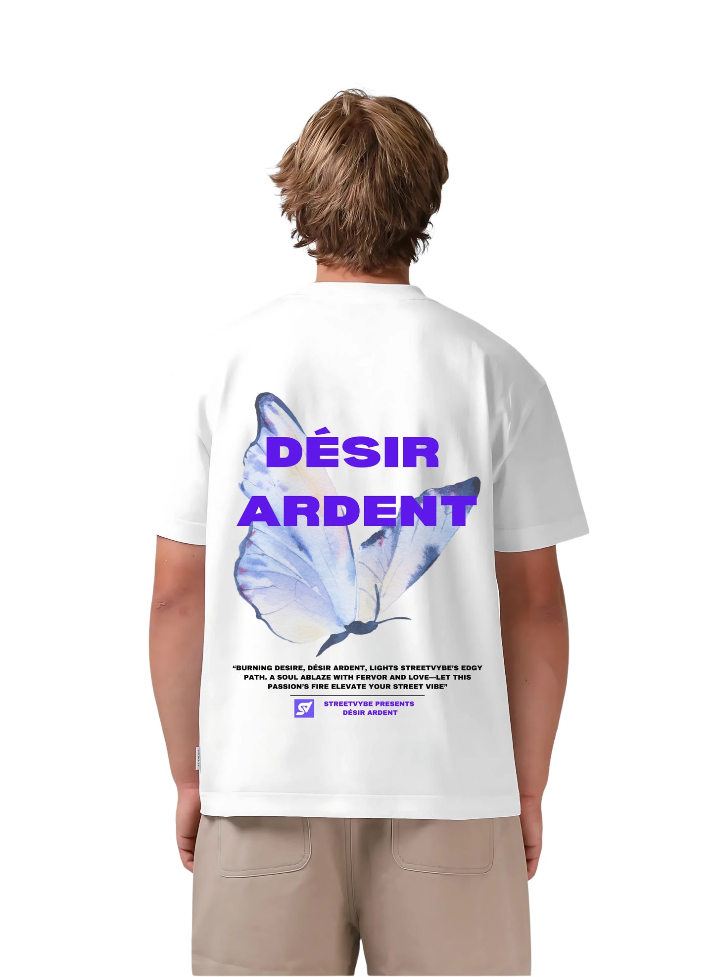 Burning desire white T-shirt - Streetvybe