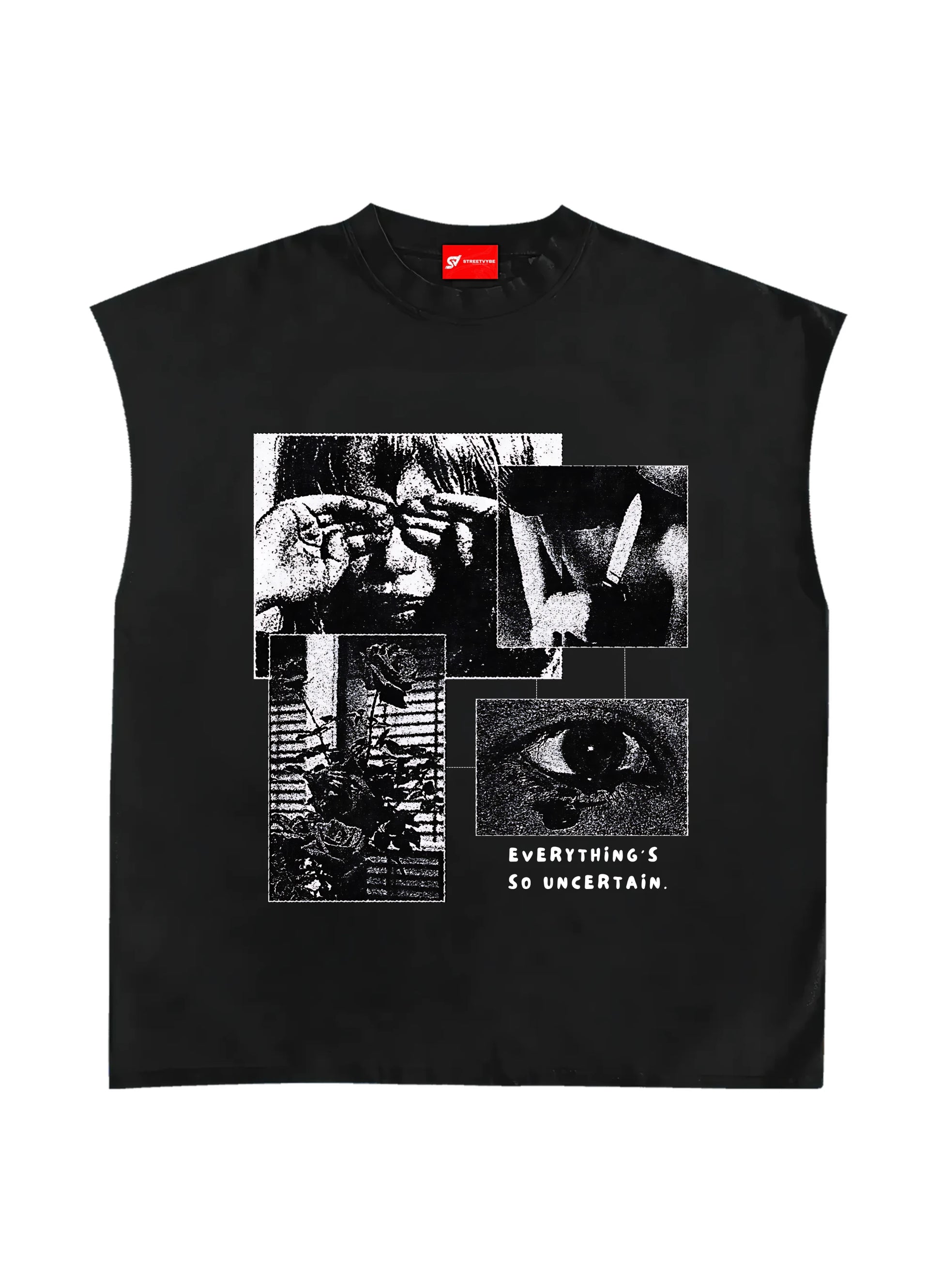 Everything is so uncertain unisex vest - Streetvybe