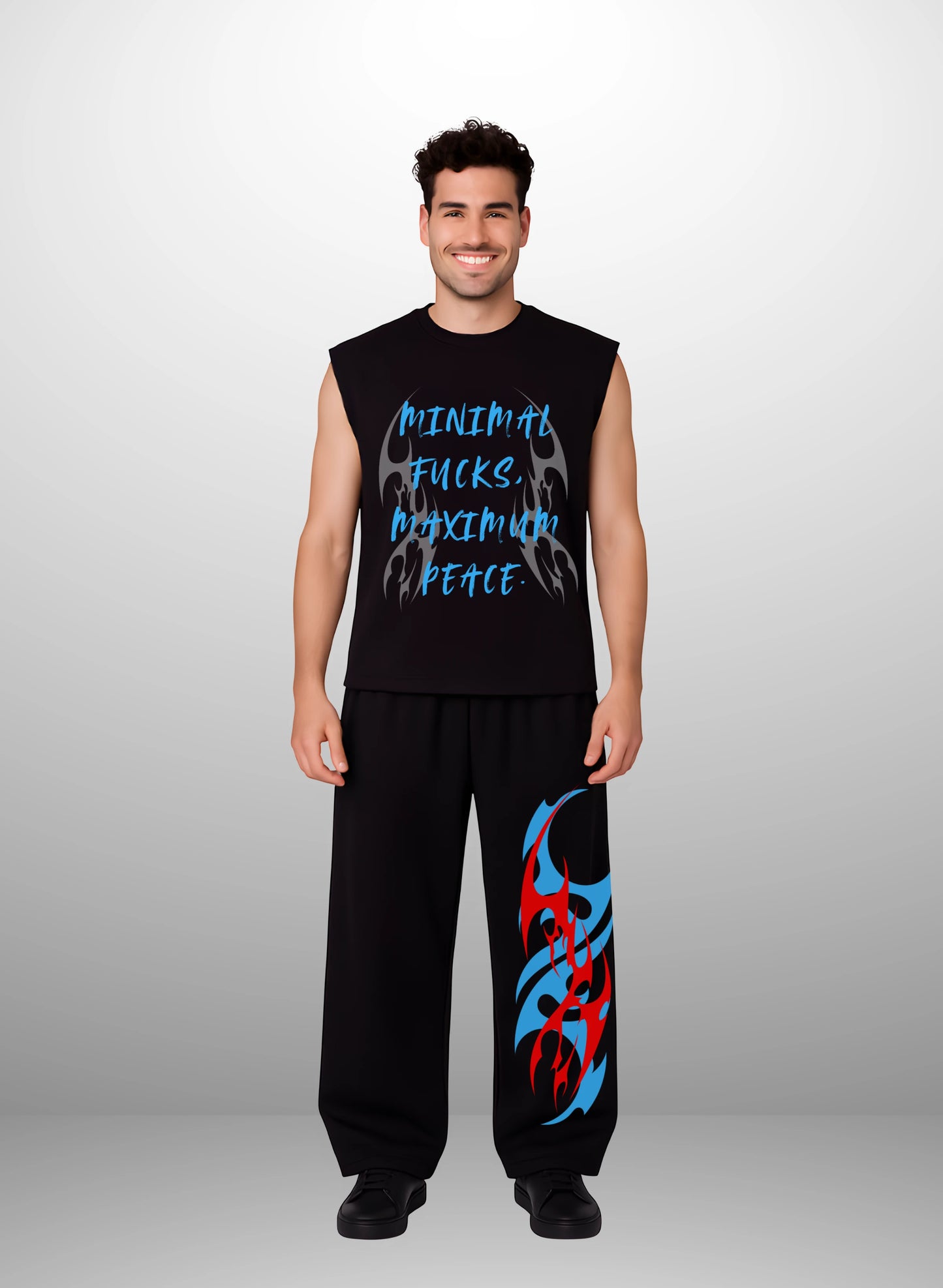Vest + baggy pants combo 5 - Streetvybe