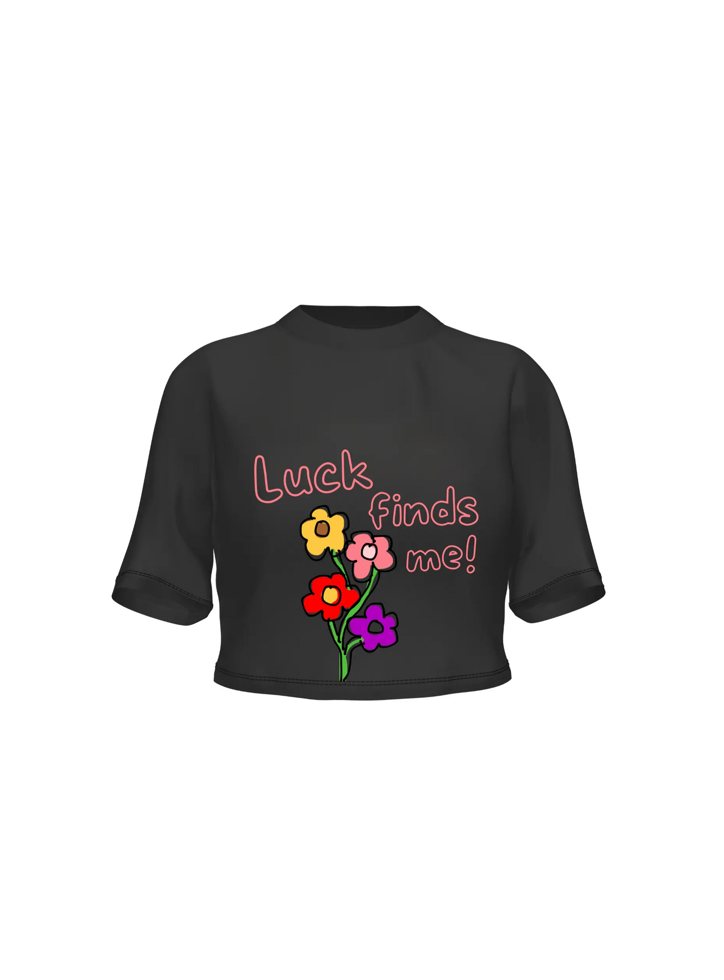 Luck finds me - Crop top