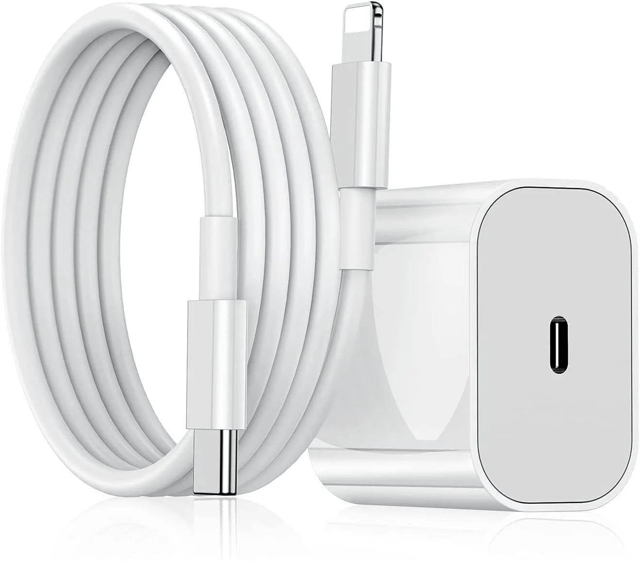 iPhone 20w Fast Charger & Type C Lightning Cable