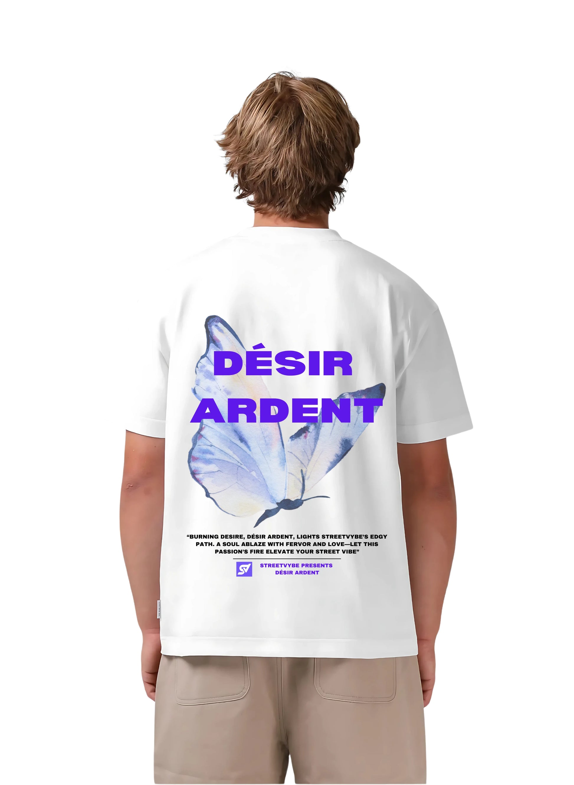 Burning desire white T-shirt - Streetvybe