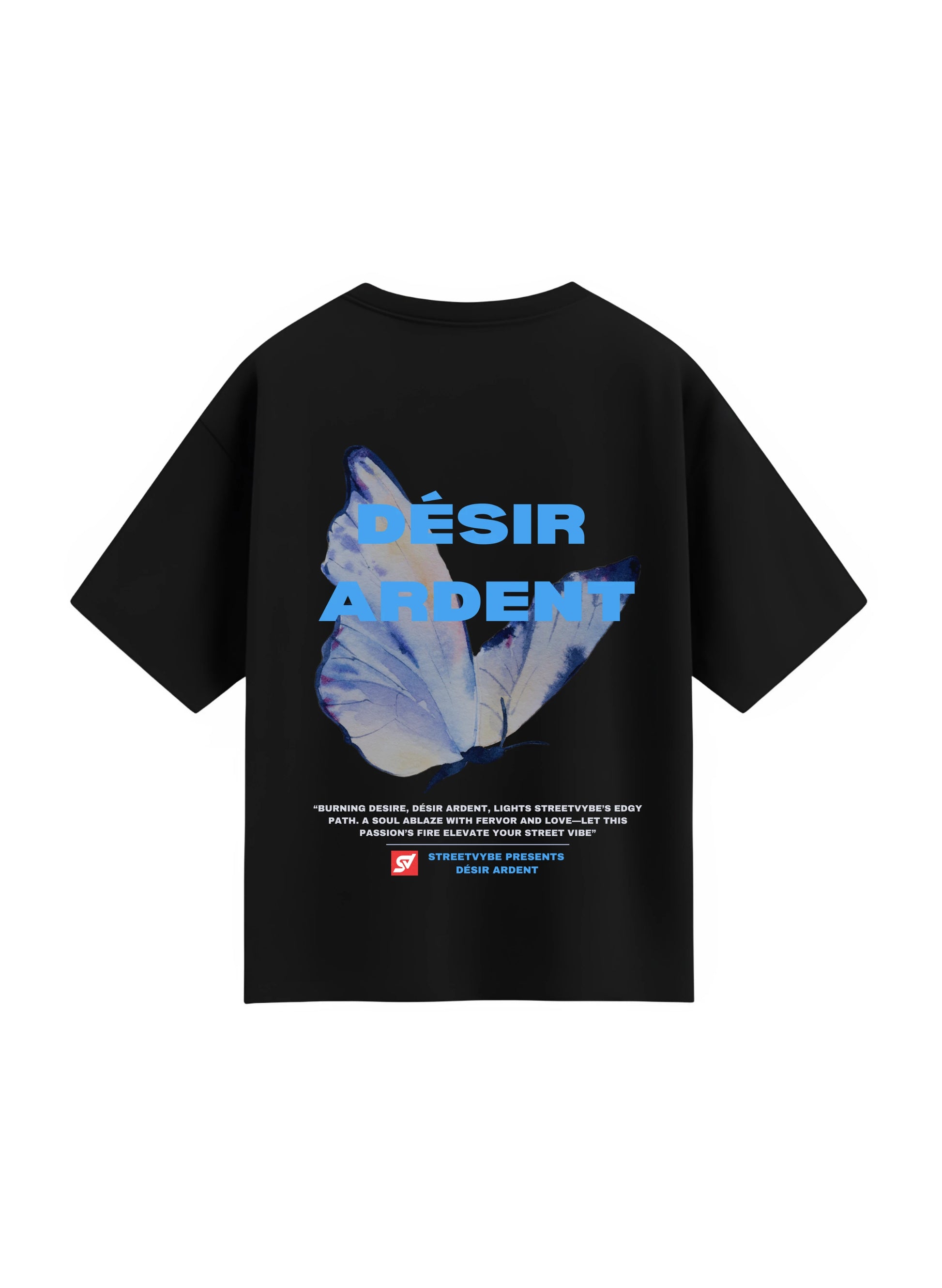 Burning desire black T-shirt - Streetvybe