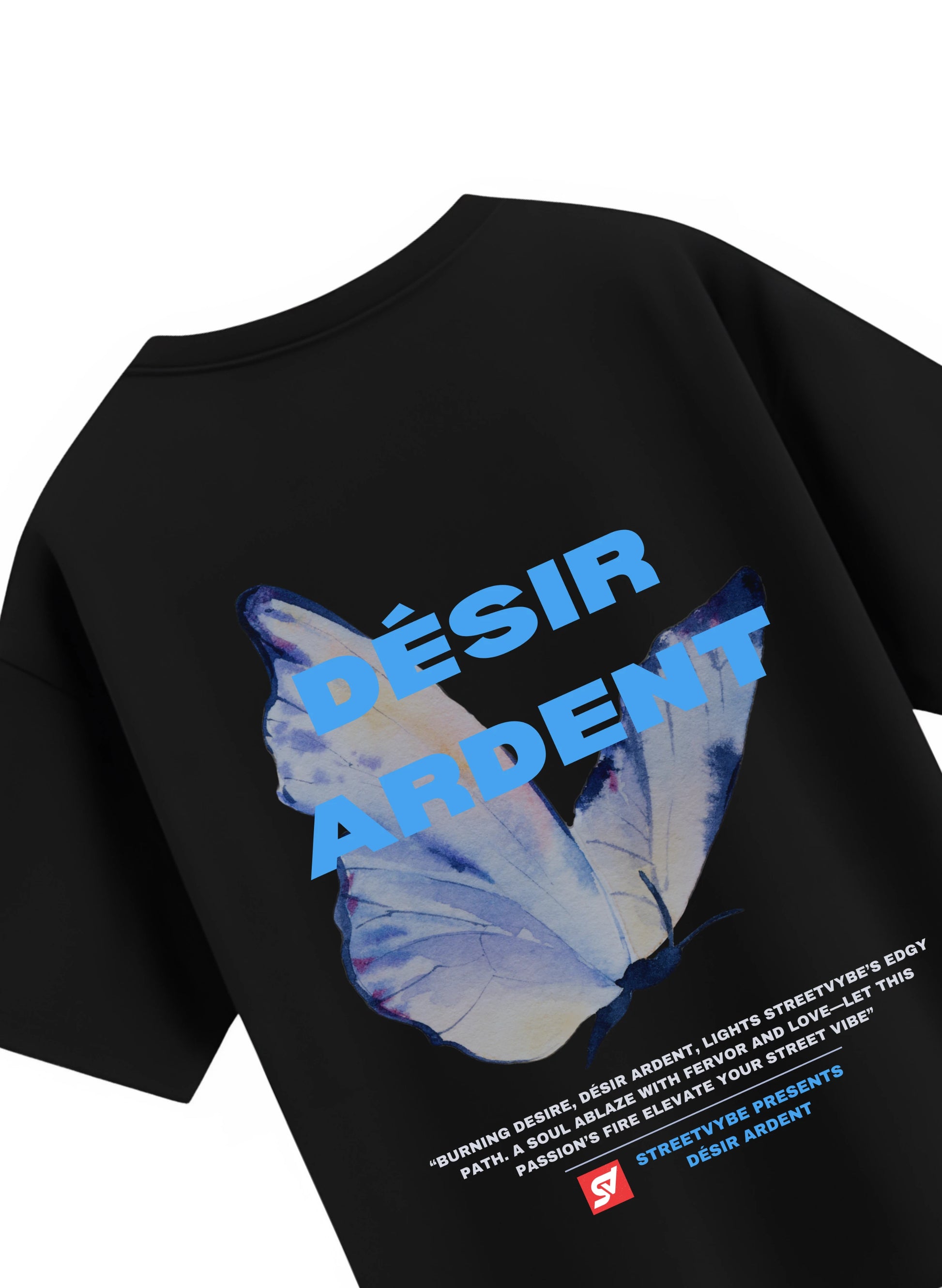 Burning desire black T-shirt - Streetvybe