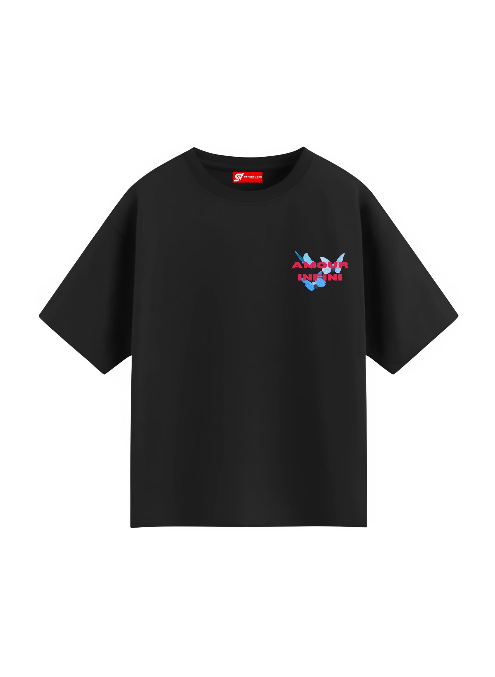 Infinite love black T-shirt - Streetvybe