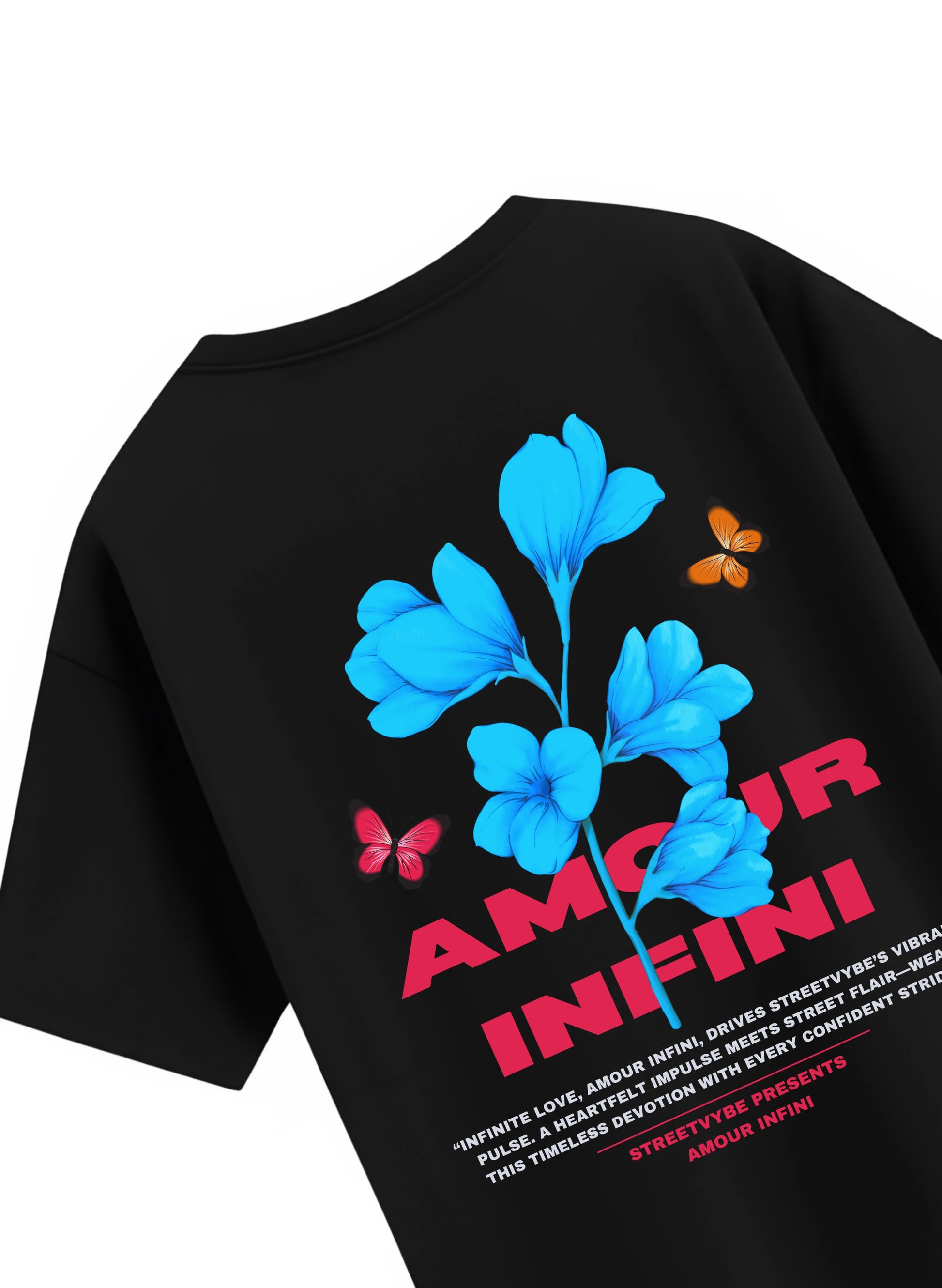 Infinite love black T-shirt - Streetvybe